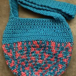 Handmade Crochet Shoulder Bag 