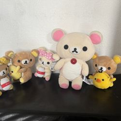 Rilakkuma plushies