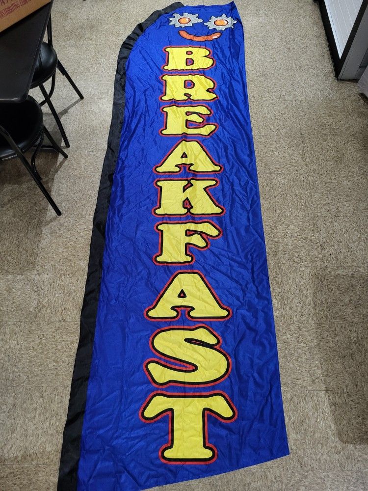 Breakfast Banner Flag