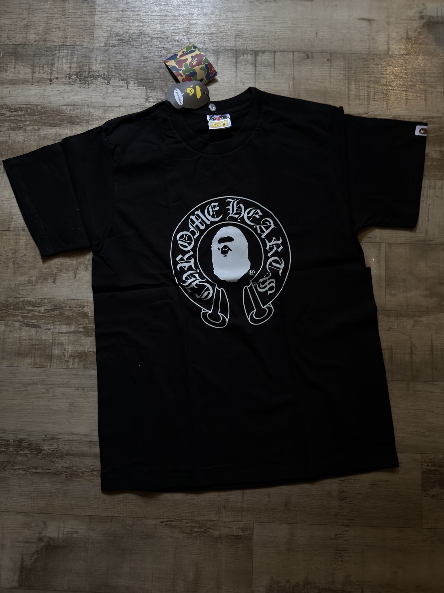 Bape x Chrome Hearts tee
