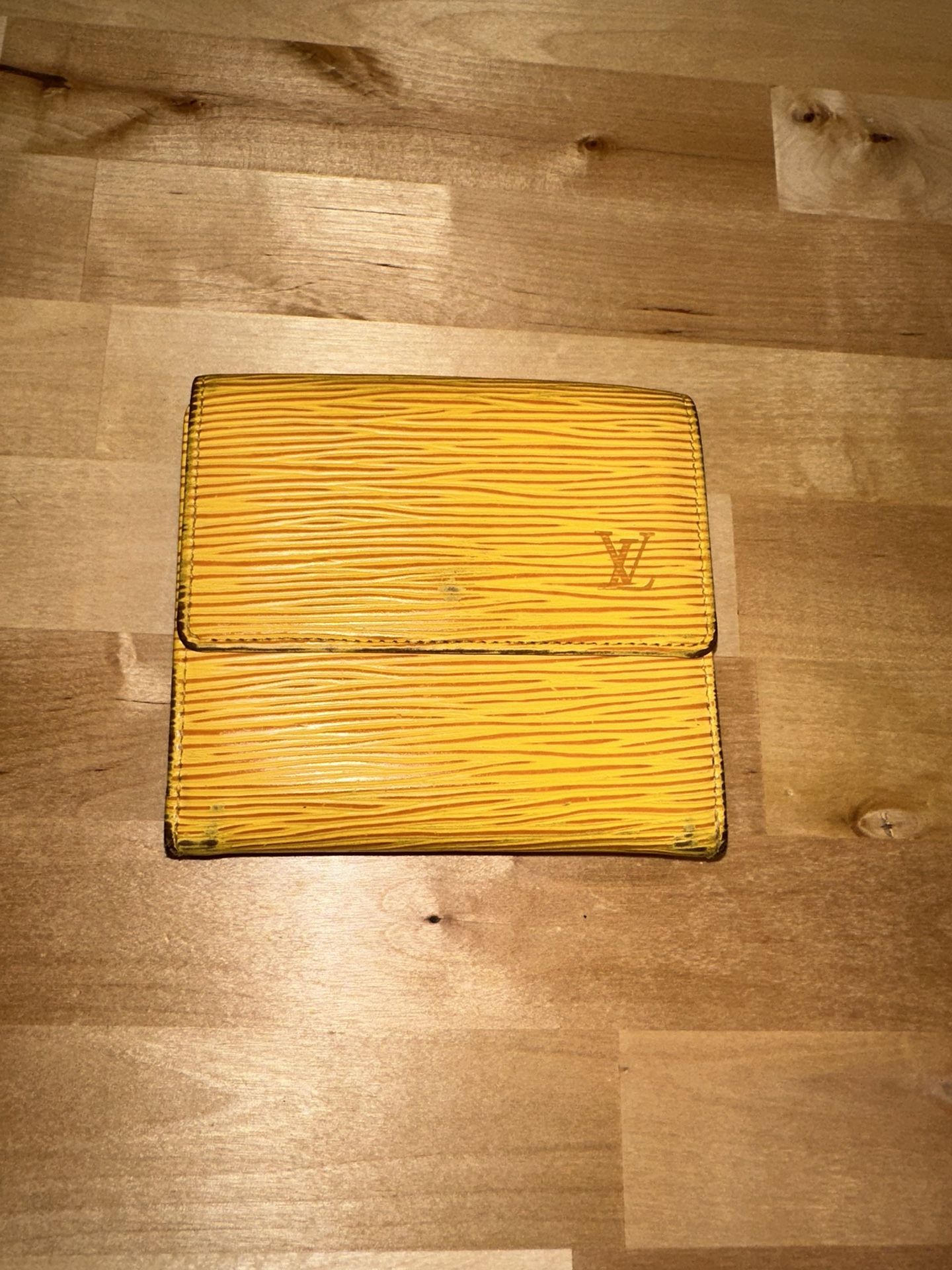 Yellow Louis Vuitton Epi Leather Wallet 