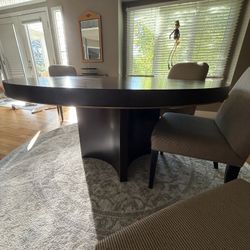 Crate & Barrel Dining Set – Table + 8 Chairs
