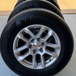 Nicely Tires 🔥 GMC Sierra Yukon 18" Wheels And Goodyear Tires 💯 