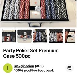 Party Poker Set Premium Case 500pc