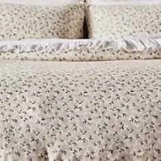 Anthropology Hannah Cotton Cozy Duvet Cover 