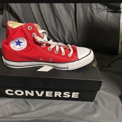 Red High Top Converse