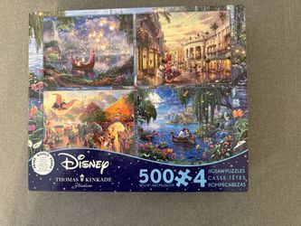 Disney Thomas Kincade Puzzles 
