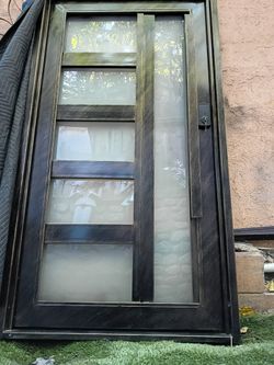 Iron door 43x79 with frame new