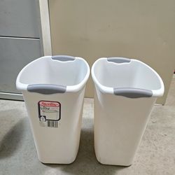 Set of 2 Sterilite Ultra Wastebaskets