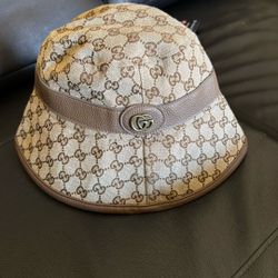 Gucci Canvas Fedora Hat