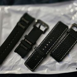 Genuine invicta watch bands leather rubber Russian diver