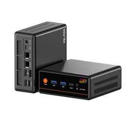 PELADN Mini Gaming PC, AMD Ryzen 7640HS (Upgraded 6850H/ 7735HS, 6C/12T, up to 5Ghz),16GB DDR5/1TB NVMe SSD,Dual LAN,Type-C/DP/HD,WiFi6 4K/60Hz Triple