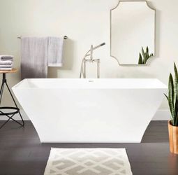 Bañera exenta Signature Hardware Carraway 66"