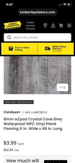 CORELUXE LUXURY WATERPROOF VINYL FLOORING