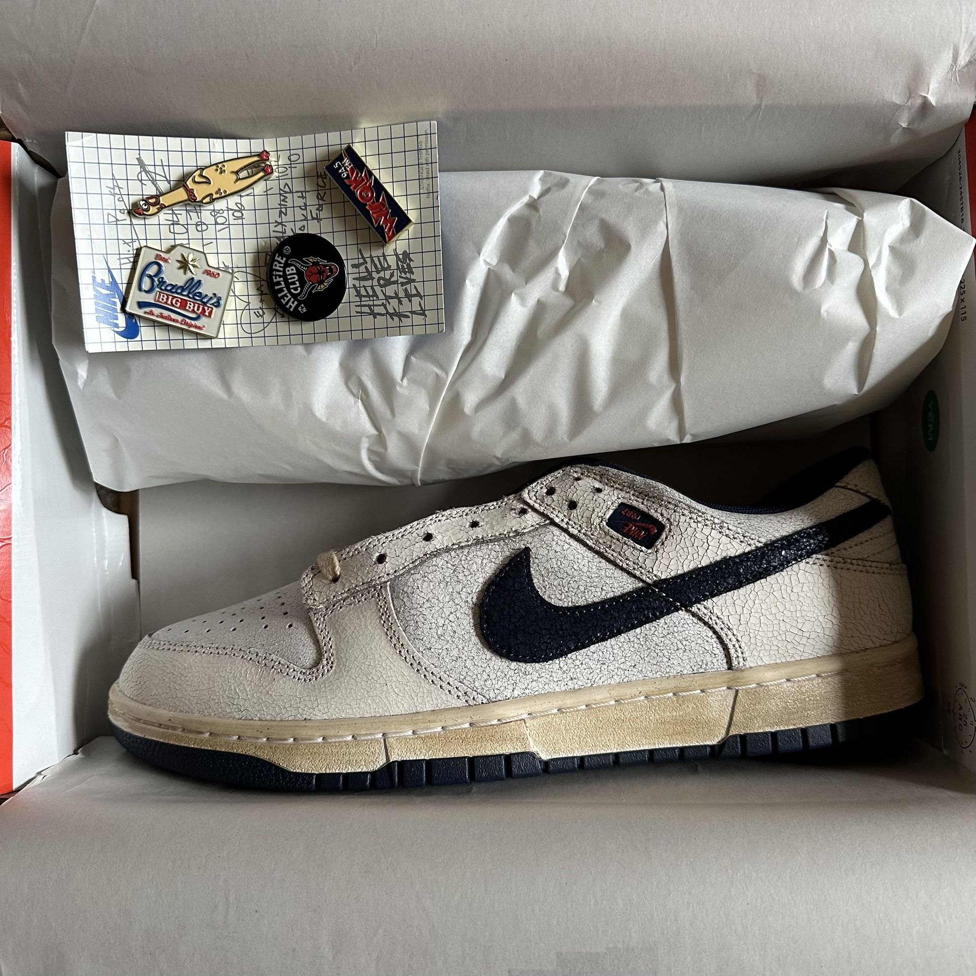 Stranger Things Dunk Low Size 12
