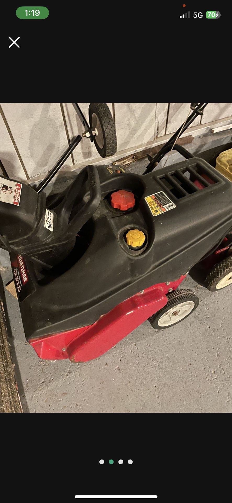 Craftman Snow Blower 