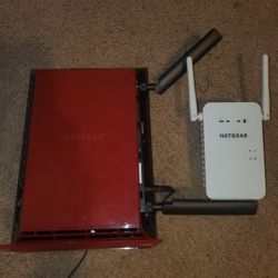 Netgear router ex6200v2 & Netgear extender ex6100