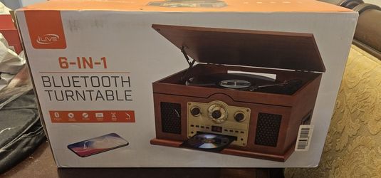 6 In 1 Bluetooth Turntable Speaker