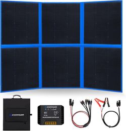 ATEM POWER 200W Portable Solar Panel, Foldable Solar Panel HPBC Chip #1796D Y4