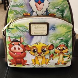 Loungefly Disney The Lion King Chibi Simba & Friends Mini Backpack New W/Tags