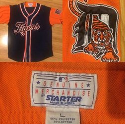 Detroit tigers starter baseball jersey