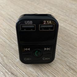 Wireless Bluetooth Car Kit Handsfree Talk MP3 player fm transmitter dual car charger 