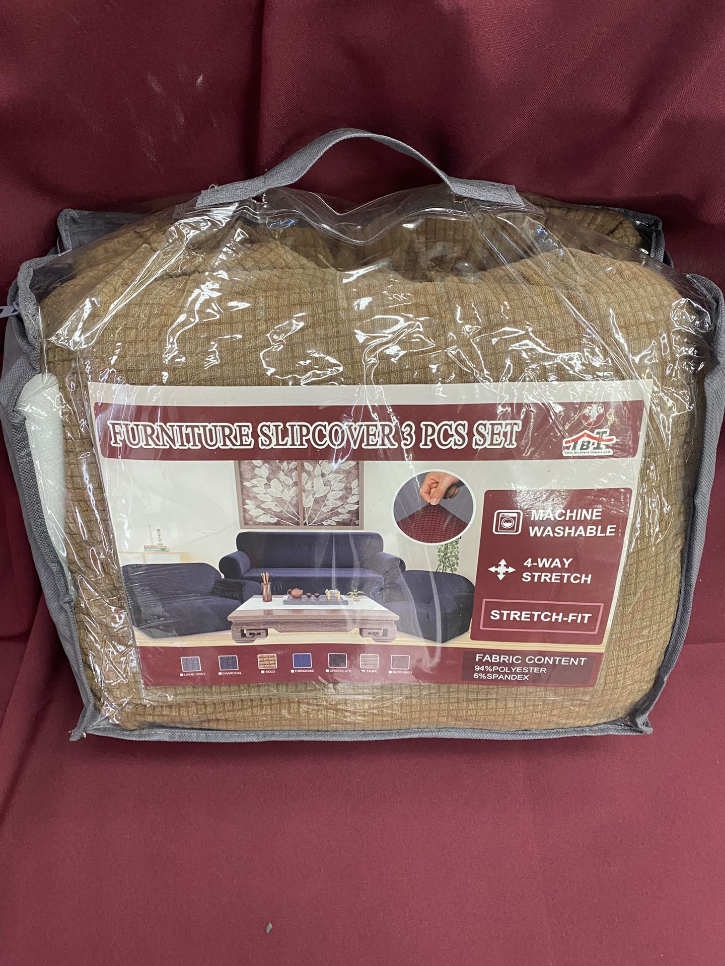 3pc. Sofa Cover Stretchable