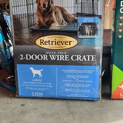2 Large Dog Crates