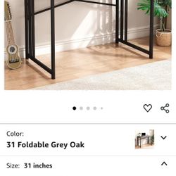 Foldable Grey Desk