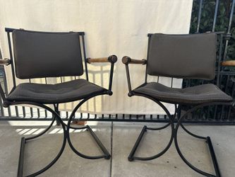 Pair MCM Cleo Baldwin X Frame