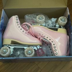 Circle Society Roller skates Ladies Pink Glitter Size 5 6