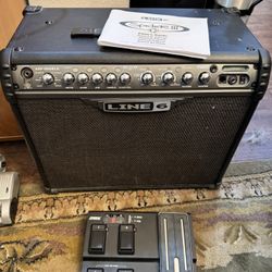 Line 6 Spider iii 75W Amp w/ Foot Pedal