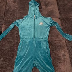 Vintage Juicy Couture Velour Hooded Jumpsuit