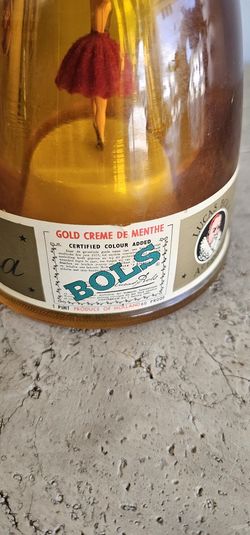 BOLS Ballerina クレーム・ド・バナーヌ Vintage Bols Liqueur Ballerina Bottle Creme De Bananes for Sale in