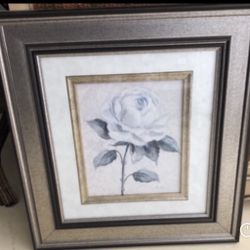 Floral Portrait N Frame 