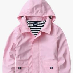 Rain Jacket Light Pink For Girls 