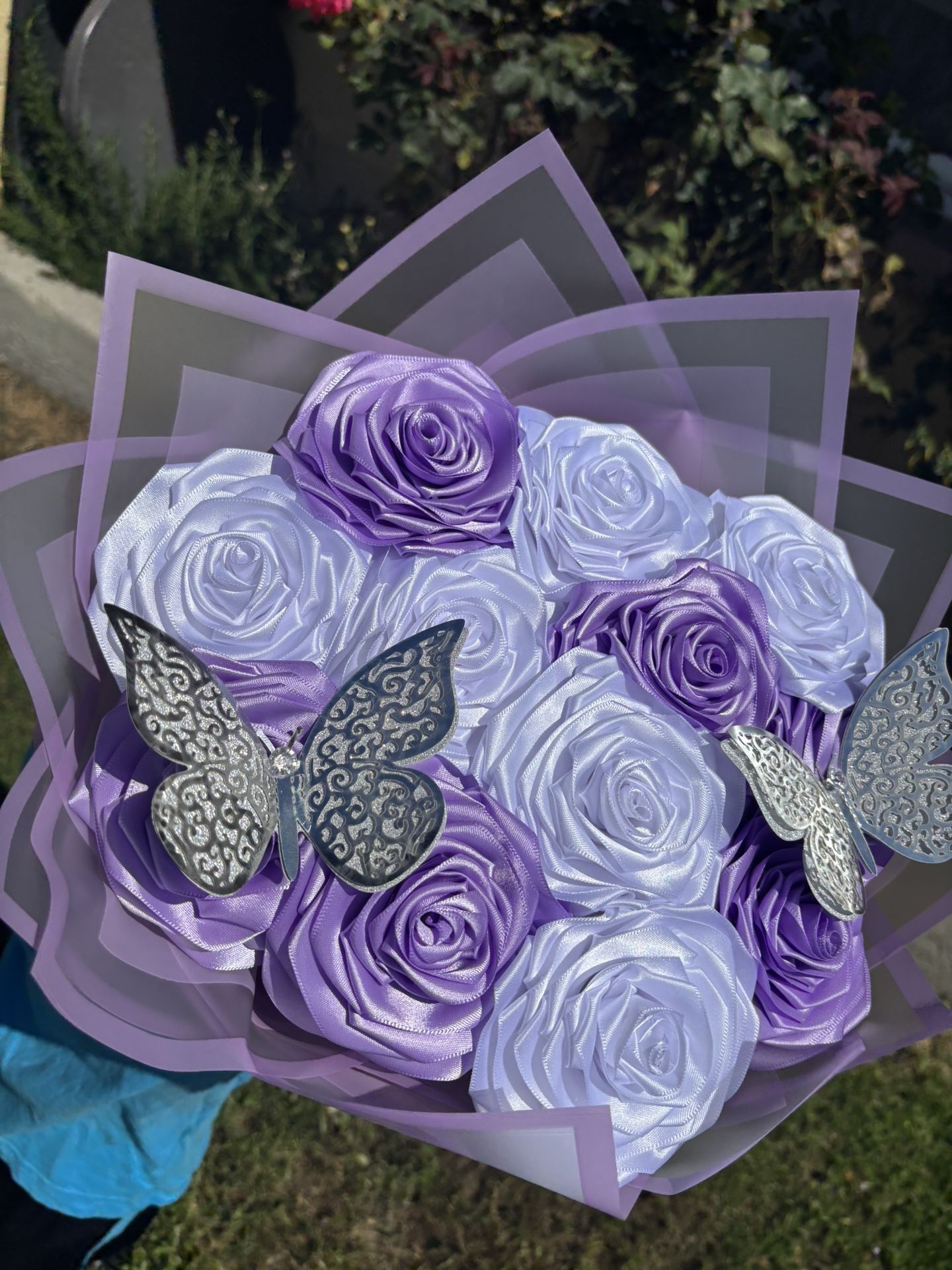 white And Purple Bouquet