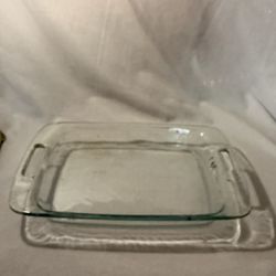 Pyrex Clear Glass Baking Dish 