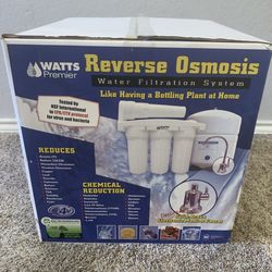 Watts Premier Reverse Osmosis system NEW in original packaging