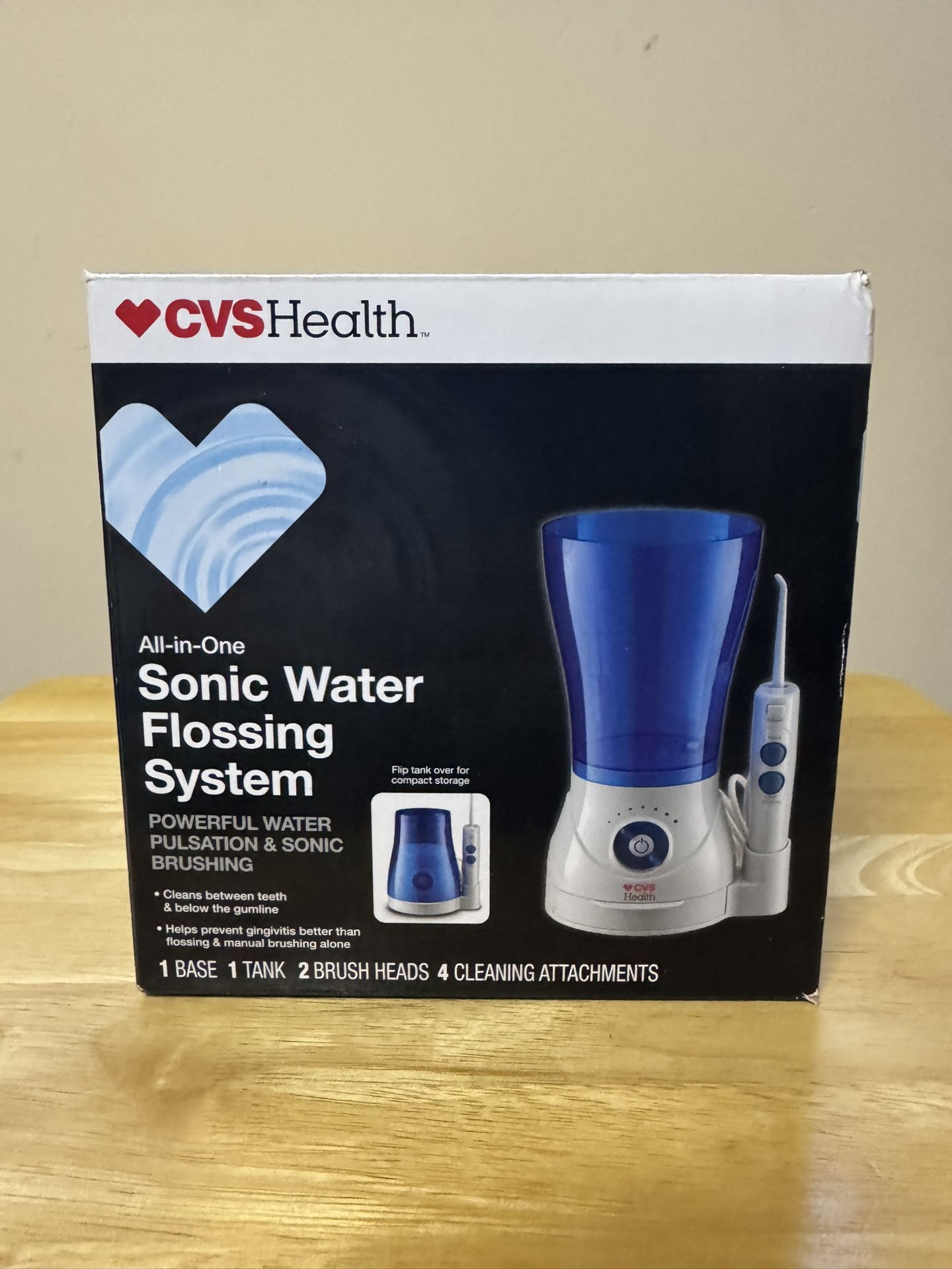 CVS Health All-in-One Sonic Water Flossing System