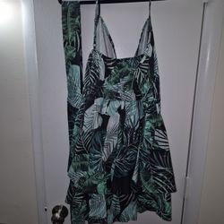 Floral Print Women's Romper Dresses In 3 Different Colors 