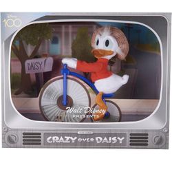 Disney100 Years of Wonder Walt Disney Presents “Crazy Over Daisy” Donald Duck Collectible Plush Stuffed Animal, Officially Licensed Kids Toys for Ages
