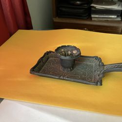 Cast Iron Candlestick Holder