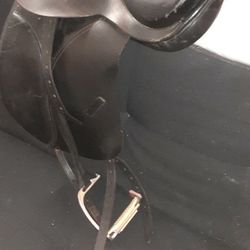 Saddle, Black Leather 