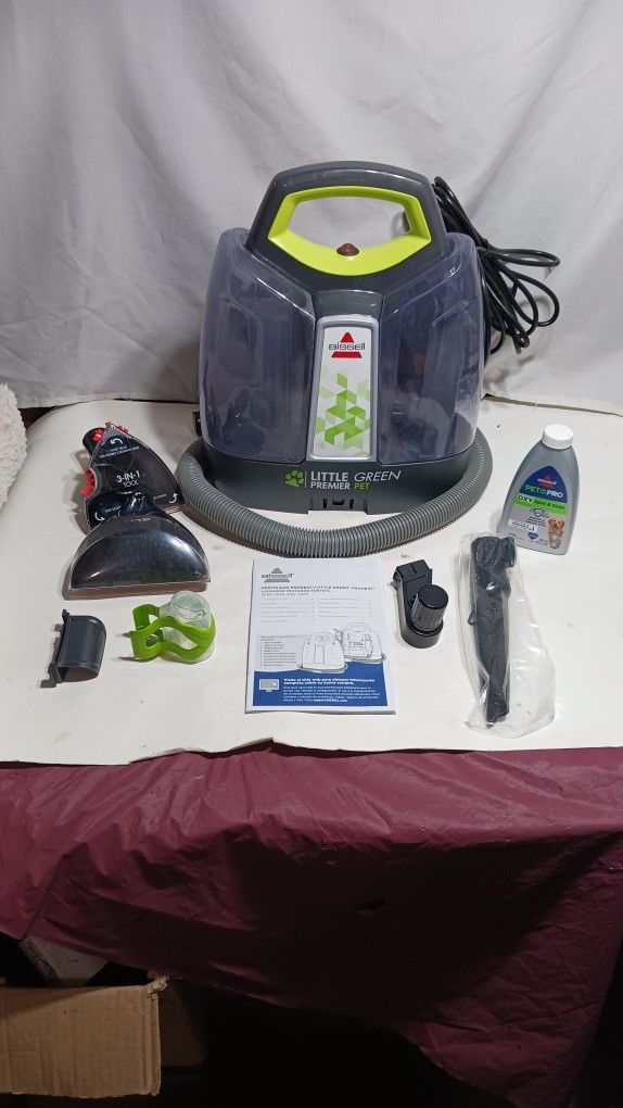 BISSELL Little Green Premier Pet Portable Deep Cleaner, 3500