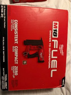 Milwaukee Fuel M18 Brad Nailer