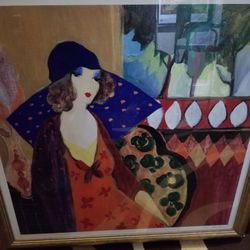 Indigo chapeau by tarkay