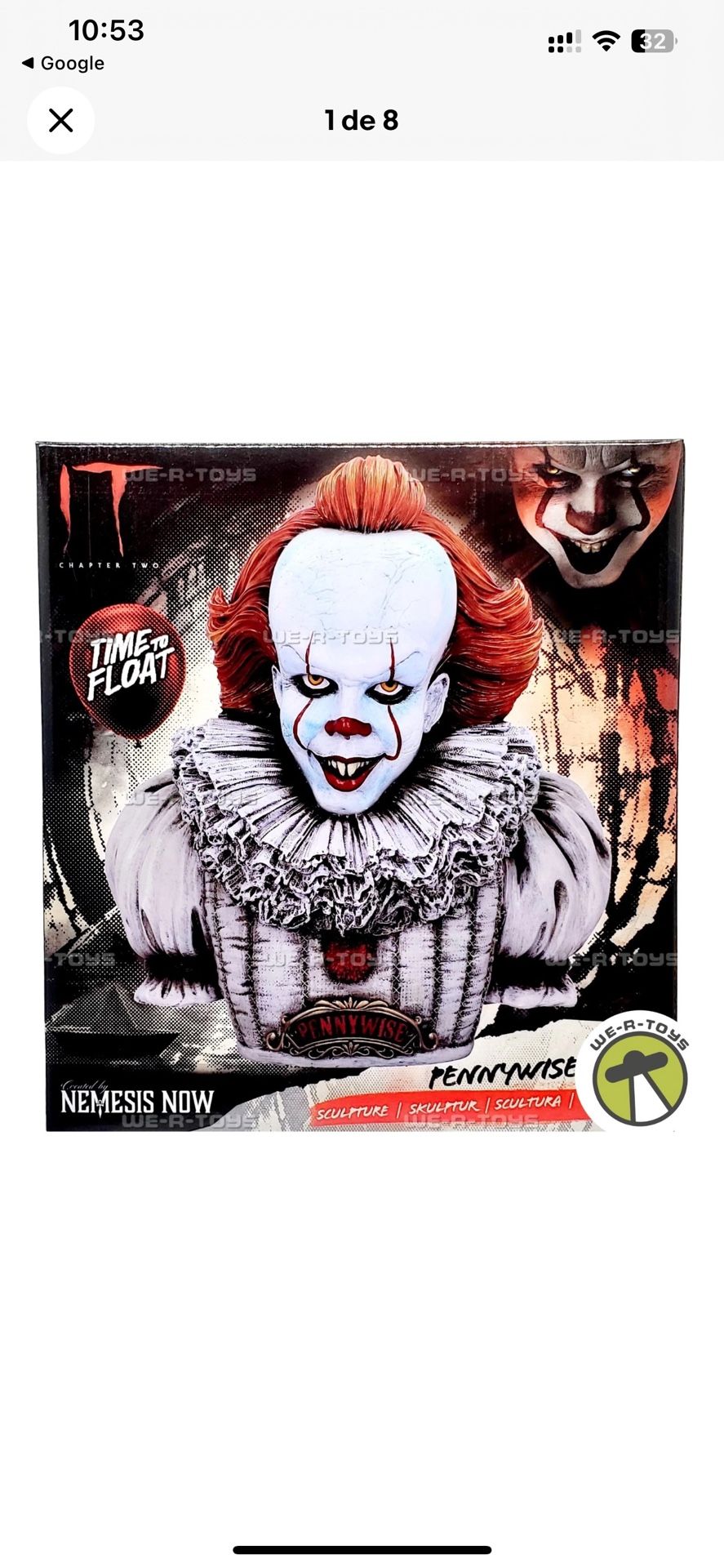 Nemesis Now Officially Licensed IT Chapter 2 Pennywise Bust