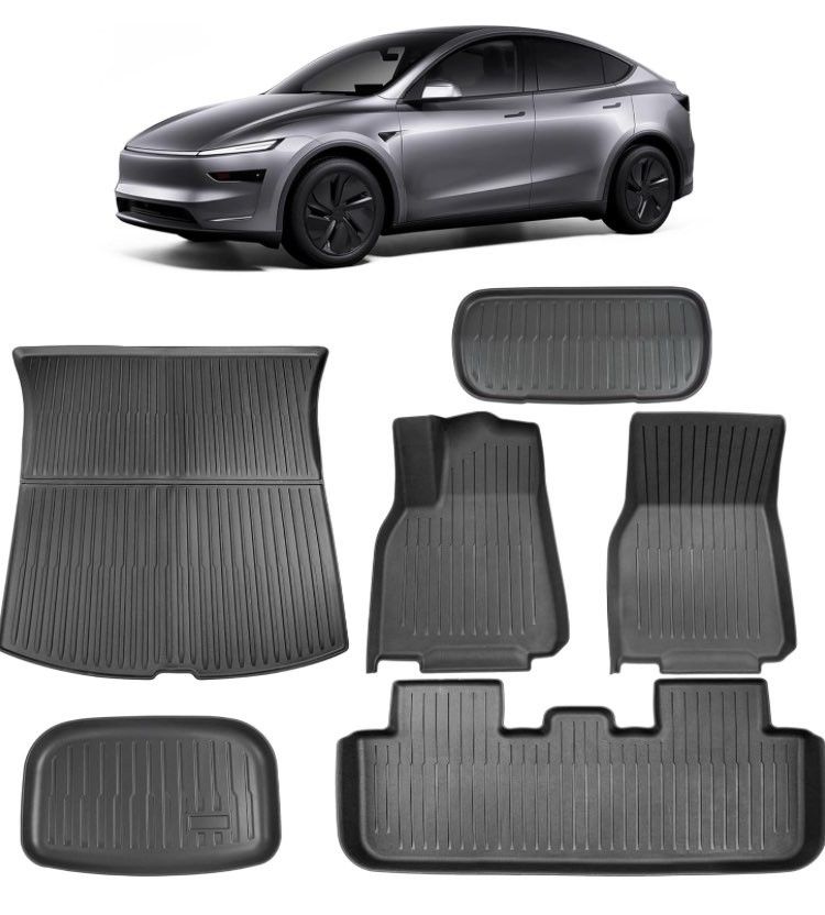 Brand new!Complete 6 piece Car Floor Mats for Tesla New Model Y(Juniper)