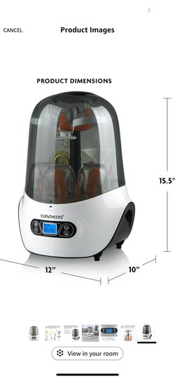baby brezza bottle sterilizer & dryer 